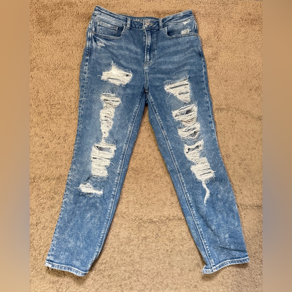 American Eagle Stretch Ripped Jeans